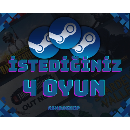  ⭐ İstediğiniz 4 Oyun + GARANTİ  DESTEK⭐
